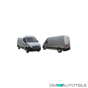 Stoßstange hinten schwarz für Renault Master III /Opel Movano /Nissan NV 400