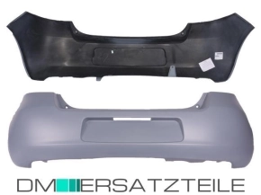 Toyota Yaris II rear Bumper 06-08 primed without...