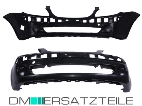 Hyundai Getz Front Bumper 05-09 black for fog lights