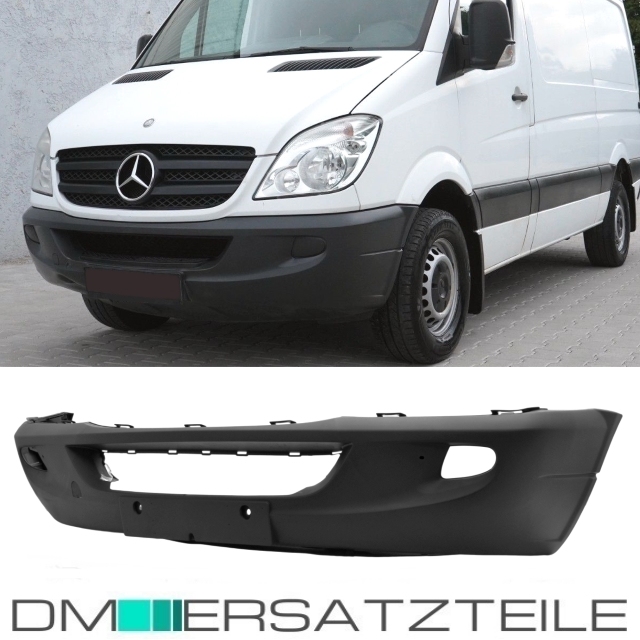 Mercedes Sprinter W906 Front Bumper 06-13 black without park assist for ...