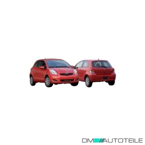 Stoßstange vorne grundiert+Leisten passt für Toyota Yaris II XP Facelift ab 2009