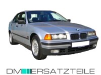 Front Bumper 90-00 grey for fog lights fits on BMW 3-series 