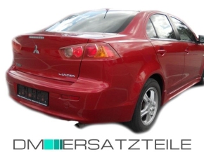 Mitsubishi Lancer rear Bumper 08-11 only Saloon 5-doors paintable ABS