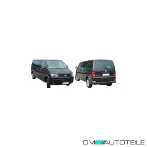 Stoßstange hinten dunkelgrau für PDC passt für VW T5 Facelift ab 2009-2015