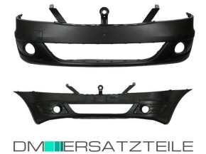 Dacia Logan Front Bumper 08-13 paintable with holes for...