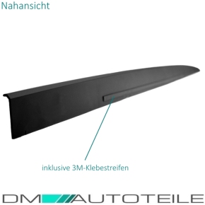 Seitenschweller Leisten Schwarz Matt SPORT-Performance + Folie passt für BMW 5er F10 F11 M-Paket