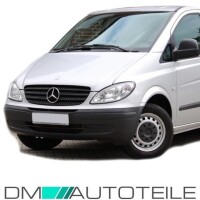 Mercedes Benz Viano Vito W639 Front Grille Black Matt Bj 03-