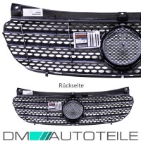Set Front Bumper Mercedes W639 Vito Viano+ Front Grille Blac