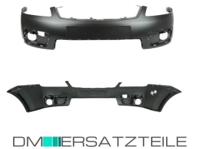 Ford Focus C-Max Front Bumper 03-07 paintable for fog lights