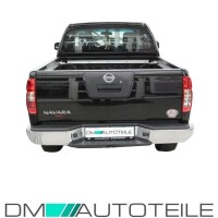 Nissan Navara D40 rear Bumper 05-10 chrome part without hole