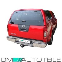 Nissan Navara D40 rear Bumper 05-10 chrome part without hole
