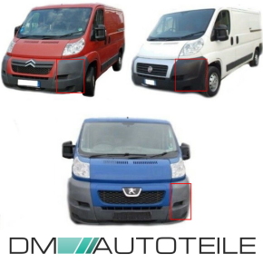 Fiat Ducato + Boxer + Jumper Front Bumper corners left side 06-14