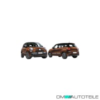 Stoßstangen Gitter Blende vorne oben für Fiat 500