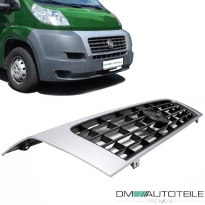 Kühlergrill Gitter vorne Silber passt für Fiat Ducato 250 ab 06-14 alle Modelle