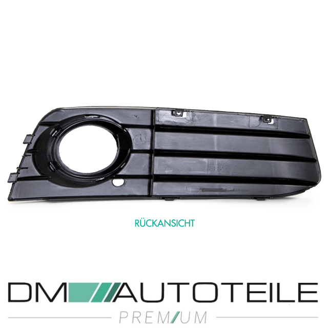 Upgrade Nebelscheinwerfer Gitter für Audi A4 B8 (8K) 08-11 Hochglanz  schwarz