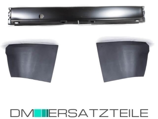 Set Ford Connect Transit rear Bumper centre part + edge left + right 02-06