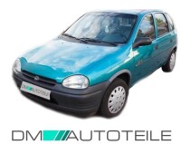 Opel (Vauxhall) Corsa B Front Bumper black 1993-1997 2