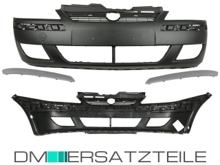 Opel Corsa C Combo Stoßstange vorne grundiert +2x Set Leisten Facelift 03-06