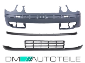 Set VW Polo 9N Front Bumper + trim + Spoiler 01-05 for...