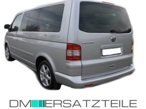 VW T5 Transporter rear Bumper primed without Park assist + Set of reflectors 03-12