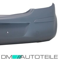Opel (Vauxhall) Corsa D rear Bumper 06-11 primed without par