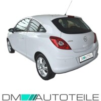 Opel (Vauxhall) Corsa D rear Bumper 06-11 primed without par