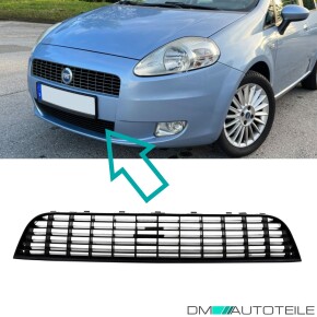 Stoßstangen Gitter Blende vorne unten für Fiat Grande Punto 199 Bj. 2005-2009