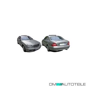 Stoßstangen Gitter Blende vorne für Mercedes S-Klasse W220 Mopf Bj. 2002-2005