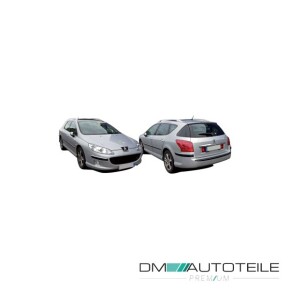 Stoßstangen Gitter Blende vorne für Peugeot 407 SW Coupe 6D 6E 6C Bj. 2004-2007