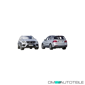 Stoßstangen Gitter Blende vorne mitte für Mercedes GLE W166 Mopf Bj. 2015-2018