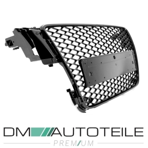 Kühlergrill Grill Wabendesign hochglanz Schwarz lackiert passt für Audi A5 8T Baujahr 2007-2011 nicht RS5