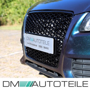 Sport Front Grille Honeycomb Black Gloss fits on Audi A5 8T Sportback 2007-2011 w/o RS5