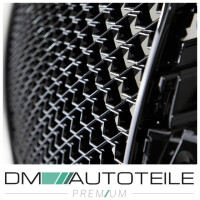 Badgeless Front Grille Honeycomb Black Gloss fits Audi A3 8V
