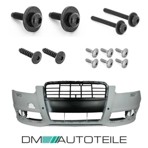 Set Audi A6 4F C6 Front Bumper Saloon / Avant 08-11 +...