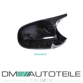 Set Sport Wing Mirror Cover black gloss fits LCI BMW 3-Series E90 E91 year 08-11 E92 E93 year 10-14