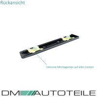 Sport Door Mouldings Trims Black Set+Emblem Motorsport 6-Pcs