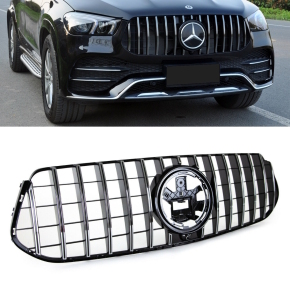 Front Grille Black Chrome fits Mercedes ML W166 Year 11-15 to Sport-Panamericana GT 