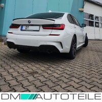 Sport-Performance Rear Diffusor Black Matt fits on BMW G20 G