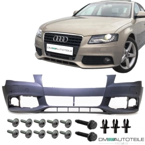 SET Audi A4 B8 Stoßstange vorne 07-11 für PDC...