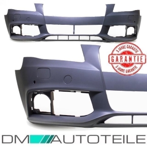 Set Audi A4 B8 Front Bumper Year 07-11 for PDC & SRA + Schrauben