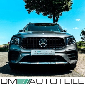 Kühlergrill Schwarz passt für Mercedes GLB X247 mit AMG Line auf Sport-Panamericana GT 