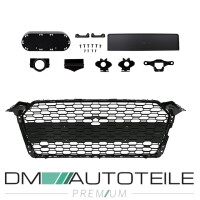 Front Radiator Grille honeycomb black gloss fits Audi A5 B9 