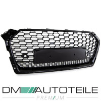 Front Radiator Grille honeycomb black gloss fits Audi A5 B9 