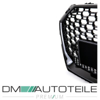 Front Radiator Grille honeycomb black gloss fits Audi A5 B9 