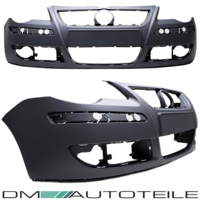 VW Polo 9N3 Facelift 05-09 - Front Bumper w/o SRA primed