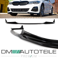 Set Performance Black Gloss Front Splitter Lip Spoiler fits 