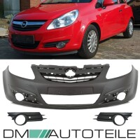 Opel Corsa D Stoßstange vorne + Gi gallery