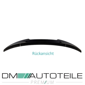 Performance V Look Rear Trunk Roof Spoiler Lip Black Matt+3M  fits BMW 4-Series F32 Coupe without M4