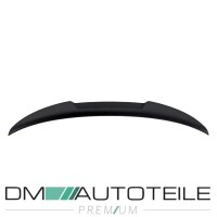 Performance V Look Rear Trunk Roof Spoiler Lip Black Matt+3M