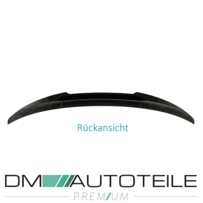 Sport-Performance Rear Trunk Lip Roof Spoiler V-Design Black Gloss+ 3M fits on BMW 4-Series F32 also M4